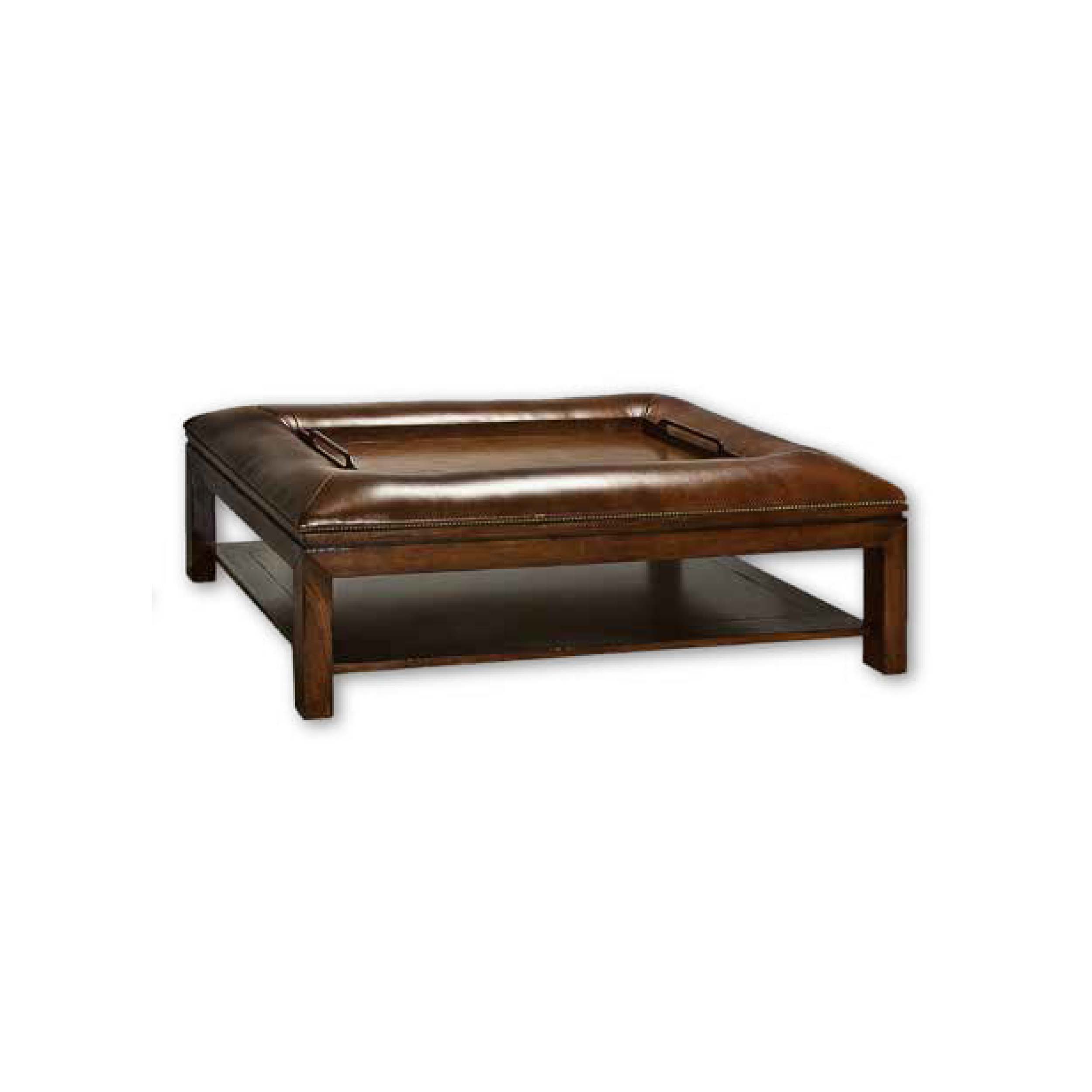 Brannen Ottoman with Tray