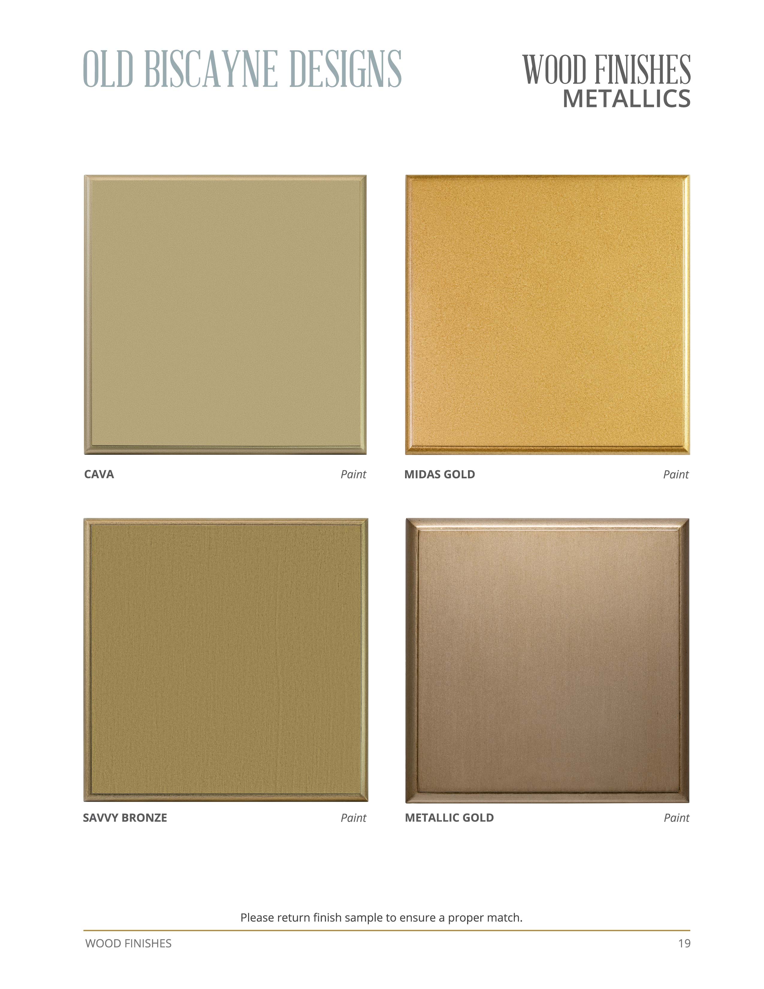 19 Metallics