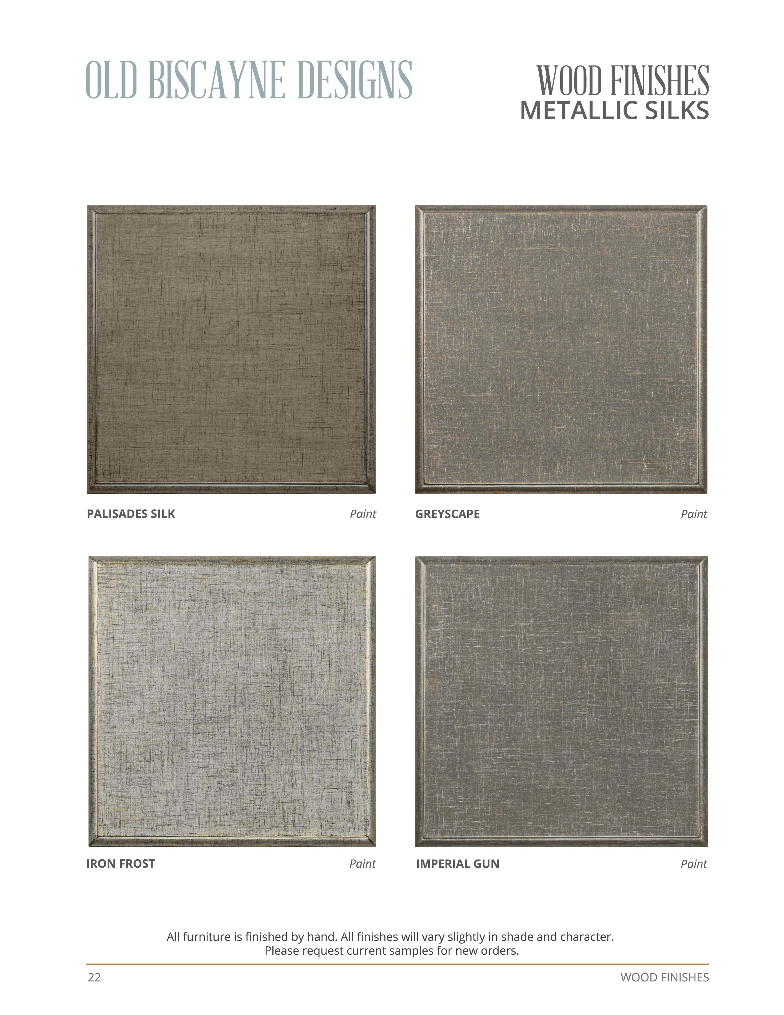 22 Metallic Silks
