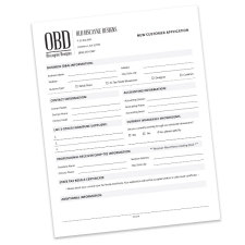 New Customer Application