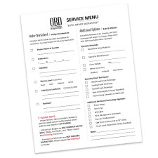Service Menu