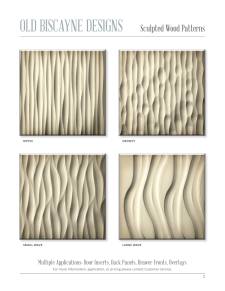 Sculpted Wood Patterns 01